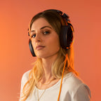 Rode 2.4m Orange Headphone Cable - 3.5mm Connection with 1/4" Adaptor