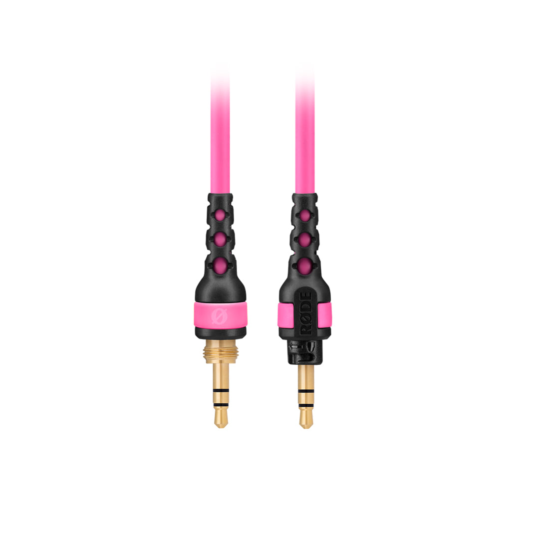 Rode 2.4m Pink Headphone Cable - 3.5mm Connection with 1/4" Adaptor