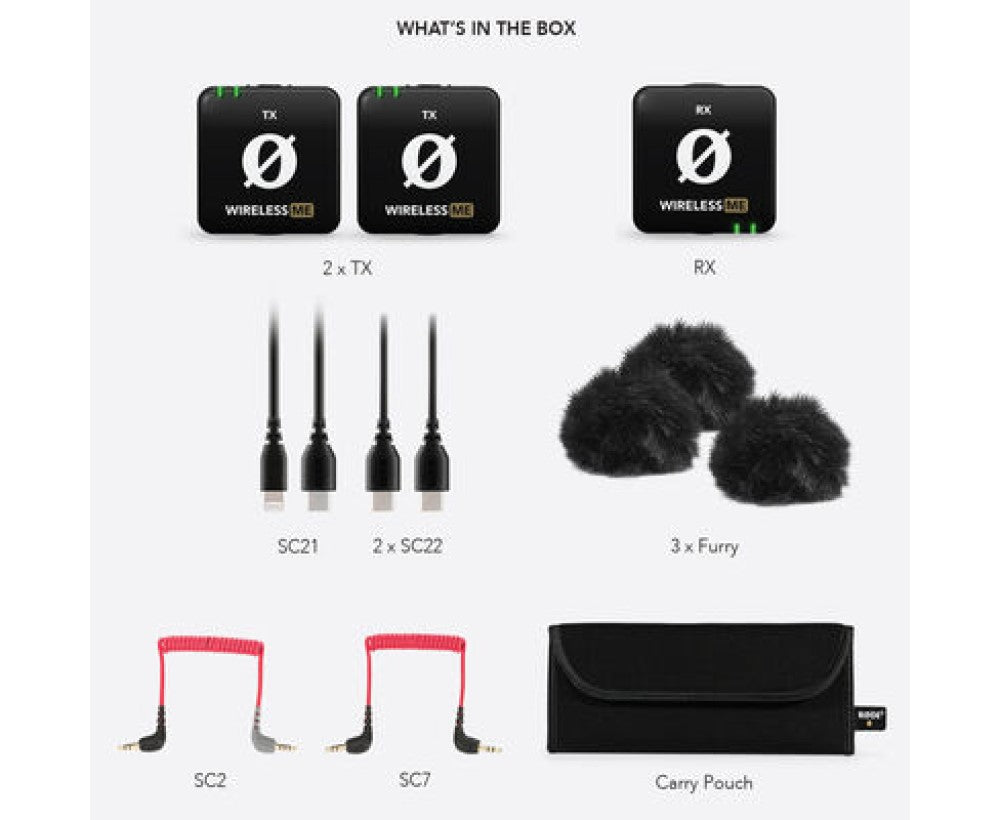 Rode Wireless ME DUAL Ultra-Compact Wireless Microphone System
