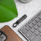 Rolling Square inCharge X 100W 6 in 1 Keyring Cable (Lava Black)