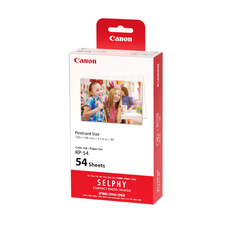 Canon RP54 Ink & Paper Kit for Selphy CP1000