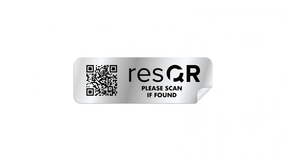 resQR Sticker Pack (6 x Lost Item Recovery Heavy Duty Stickers / 3 Sizes)