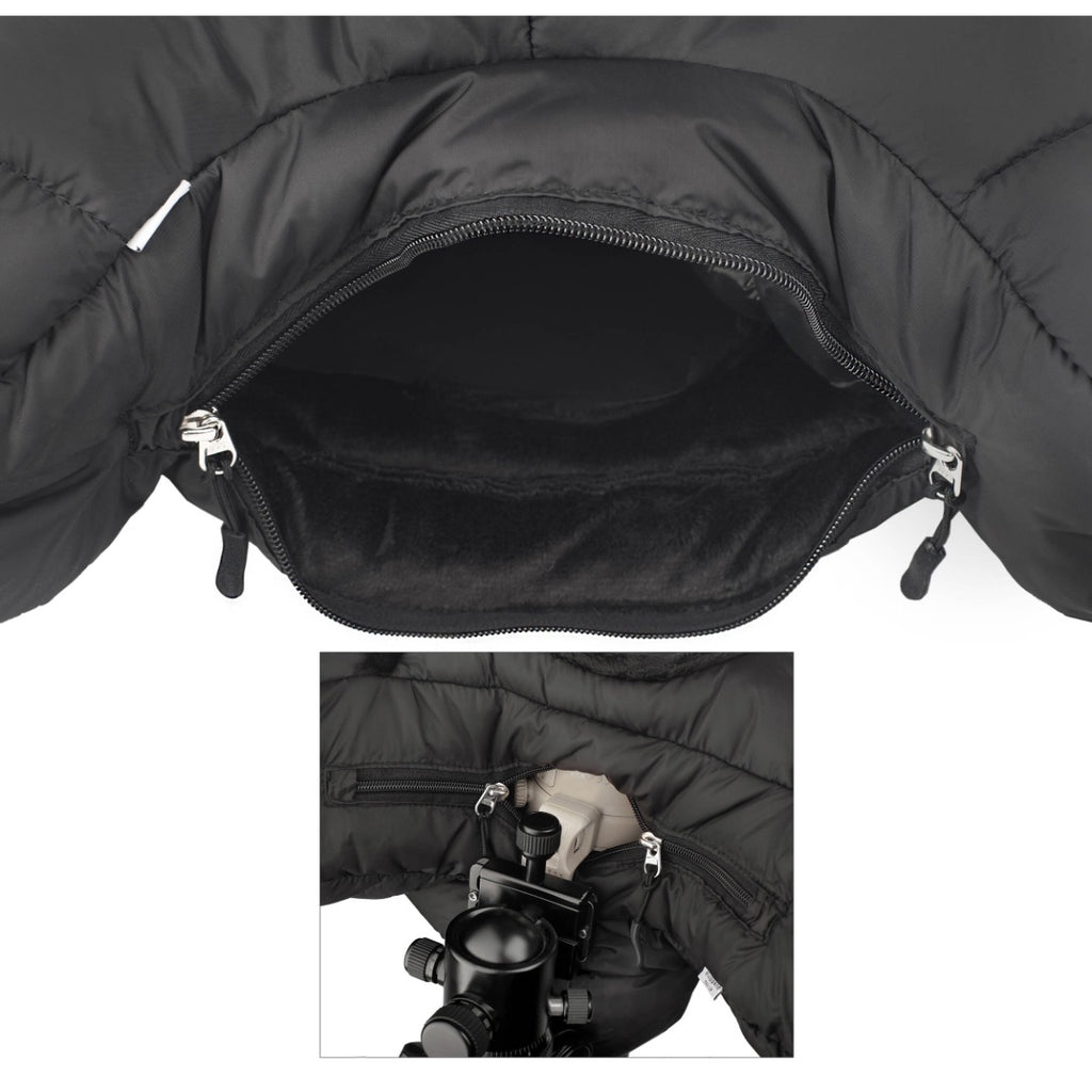Ruggard DSLR Parka Cold and Rain Protector for Cameras and Camcorders  - Black