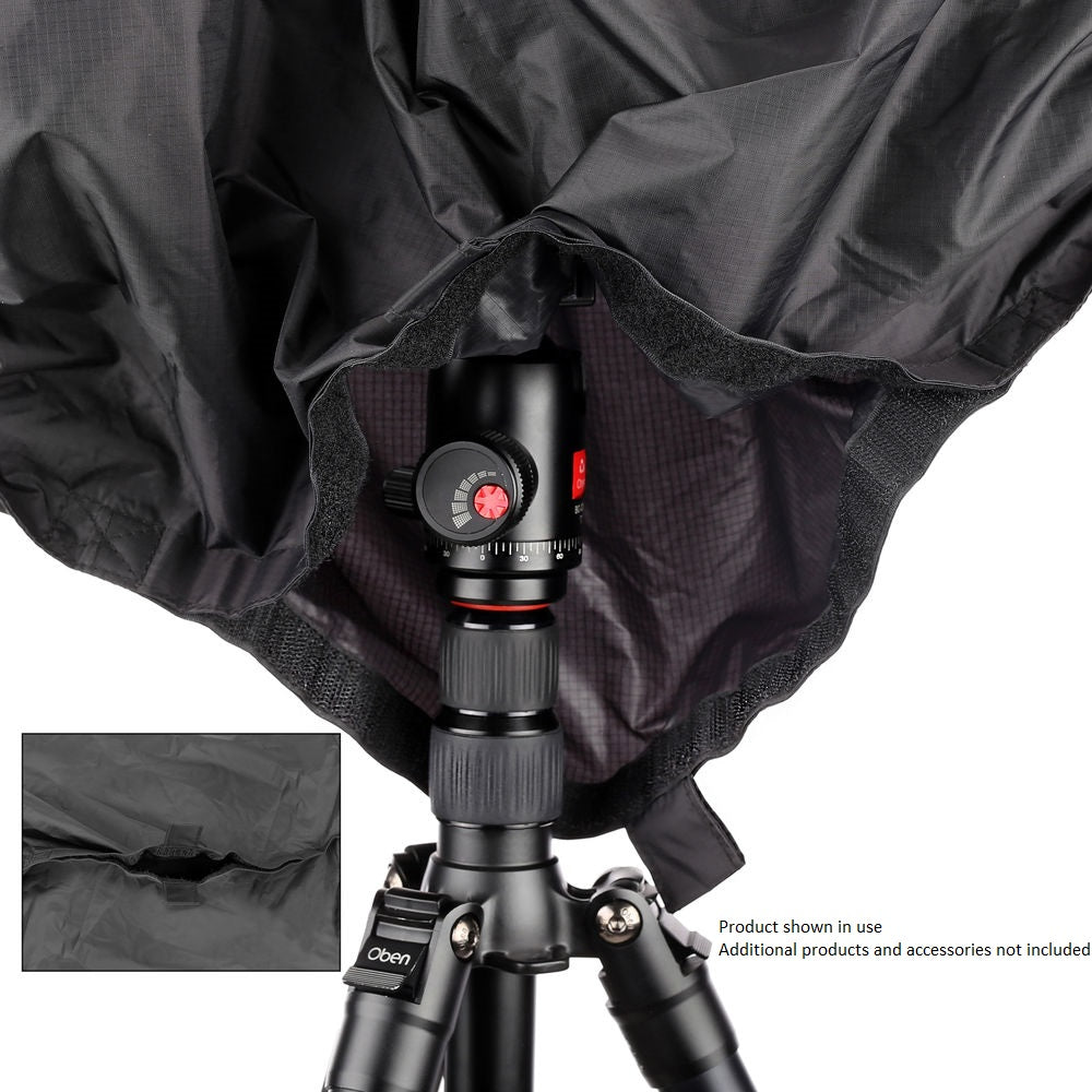 Ruggard Fabric Rain Cover 14" Small for Lens up to 14" Long Black
