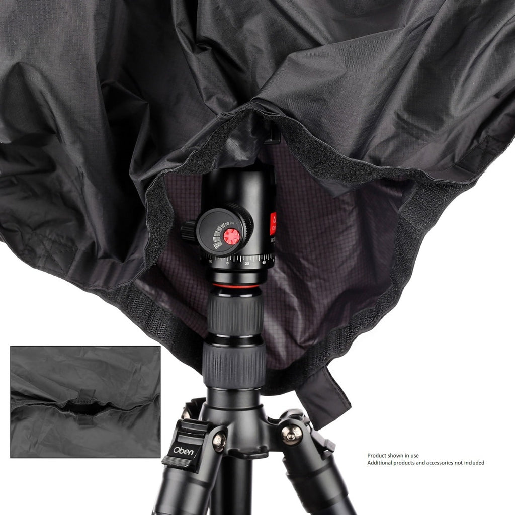 Ruggard Fabric Rain Cover 23" Large for Lens up to 23" Long Black