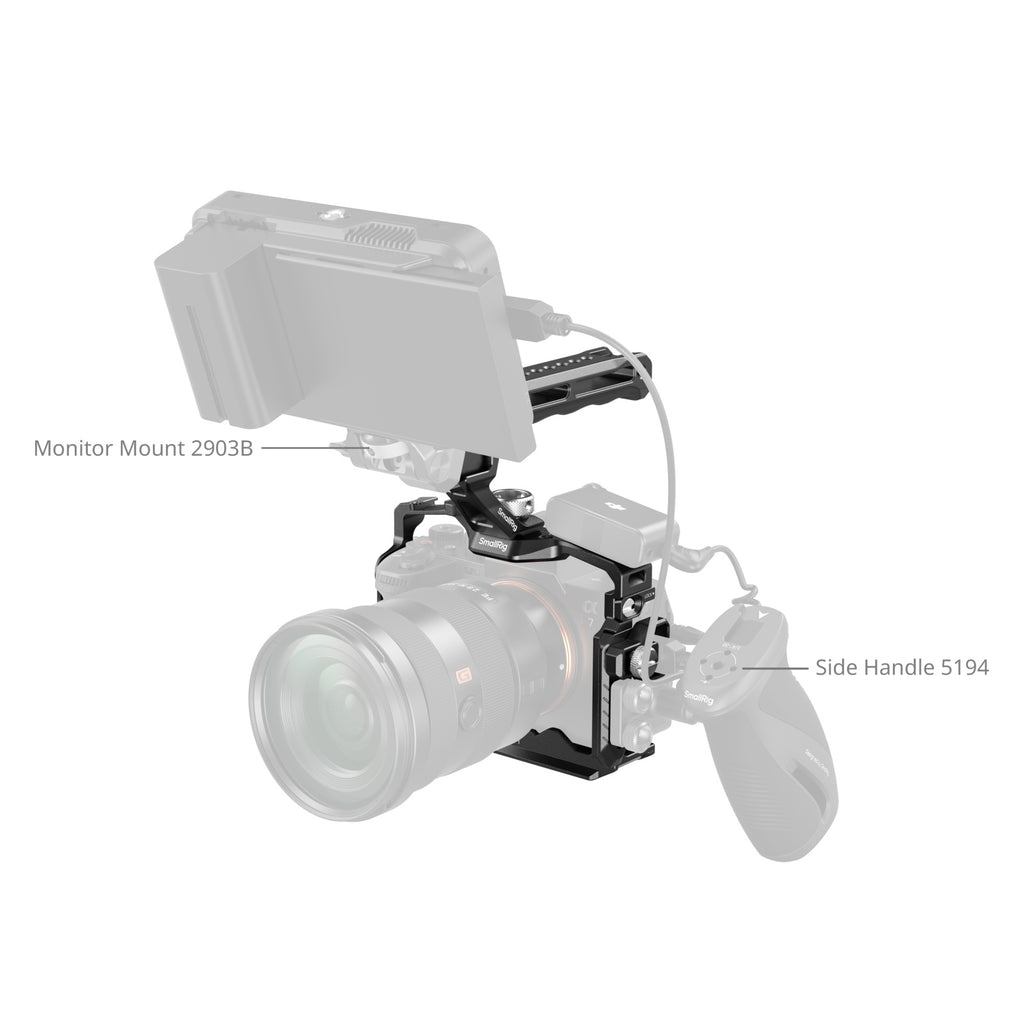 SmallRig Basic Kit for Sony Alpha 7 IV/Alpha 7S III 3668B