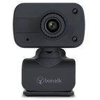 Bonelk 1080p USB Webcam, Clip On, Black - ELK-63022-R