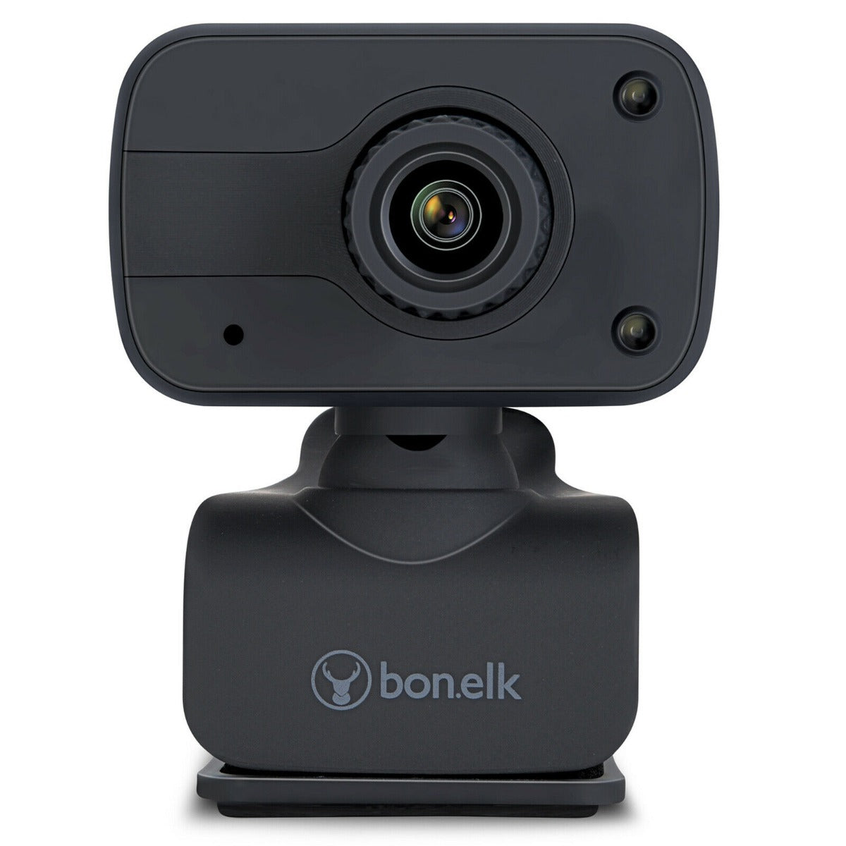 Bonelk 1080p USB Webcam, Clip On, Black - ELK-63022-R