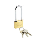 Korjo Lock Keyed 40mm - Long Shackle Brass