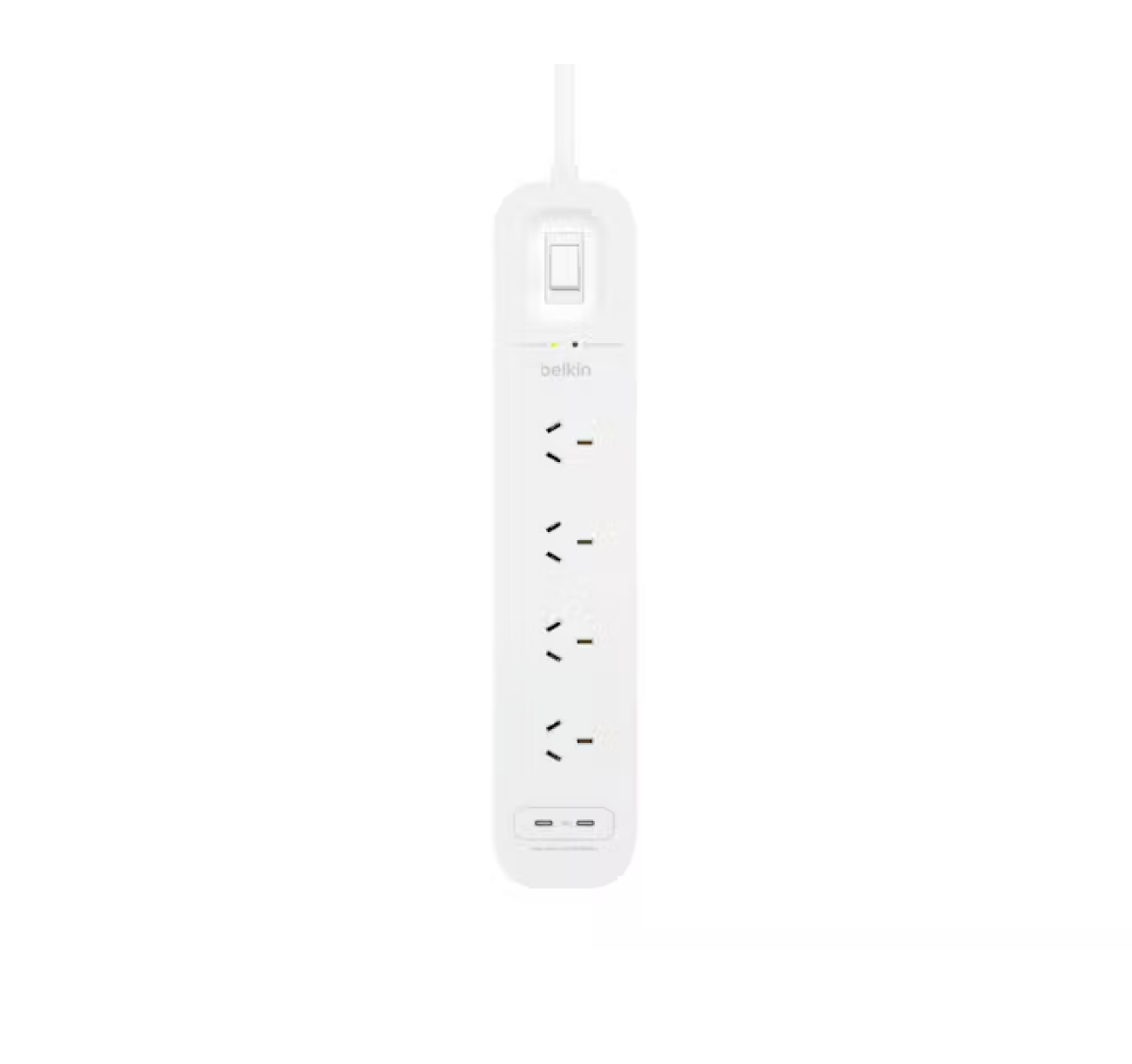 Belkin 4-Outlet Surge Protection Strip with Dual USB-C Charging Ports