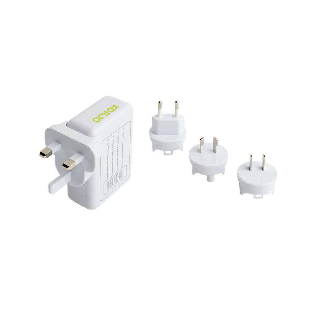 Korjo 4 Port Worldwide USB Adapter Set