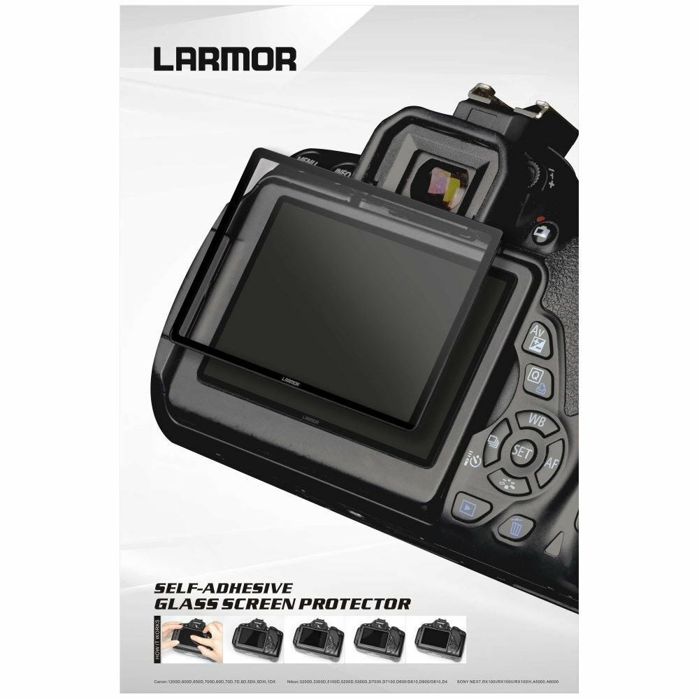 Larmor LCD Glass Screen Protector for Nikon D750/D780