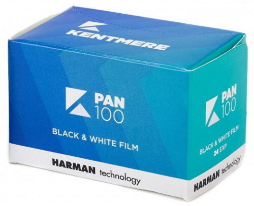 Kentmere Pan 100 Black and White Negative Film 35mm - 24 Exposure (5 Pack)