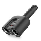 Mbeat Gorilla Power Dual Port USB-C & QC 3.0 Car Charger with Cigar Lighter Splitter
