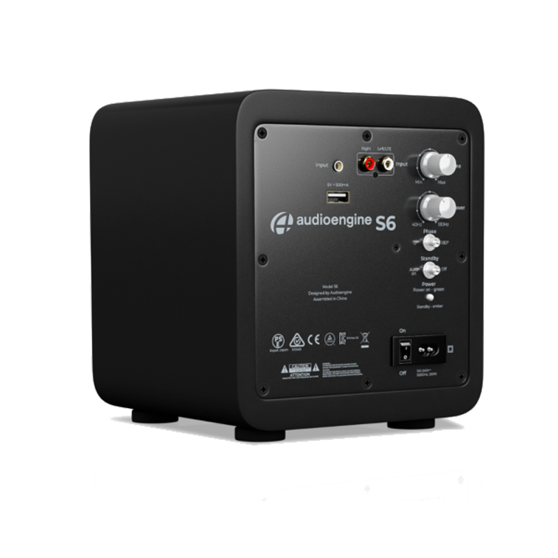 Audioengine S6 Powered Subwoofer (Black)