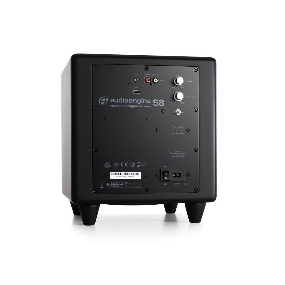 Audioengine A2+ Wireless Desktop Speakers with S8 Subwoofer (Black)