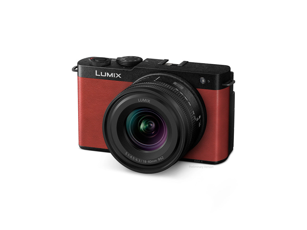 Panasonic LUMIX S9 Mirrorless Camera with 18-40mm Lens (Red)