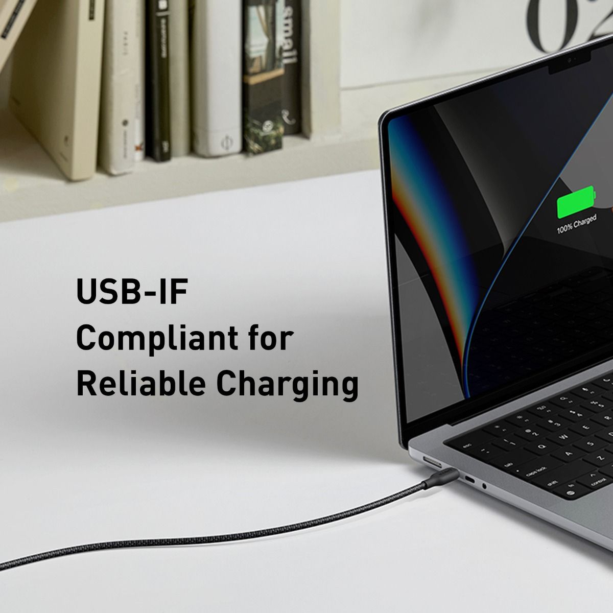Anker 544 Bio-Nylon 0.9m USB-C to USB-C Cable (Black) 