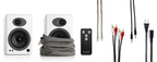 Audioengine A5+ Powered Bookshelf Speakers - Hi-Gloss White