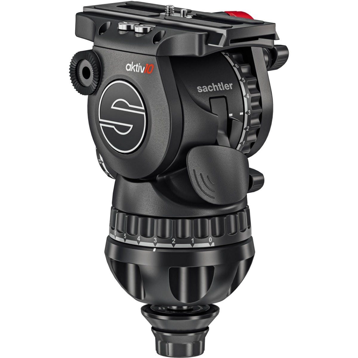 Sachtler aktiv10 Sideload Fluid Head with SpeedLevel for Select 100mm Sachtler Tripods