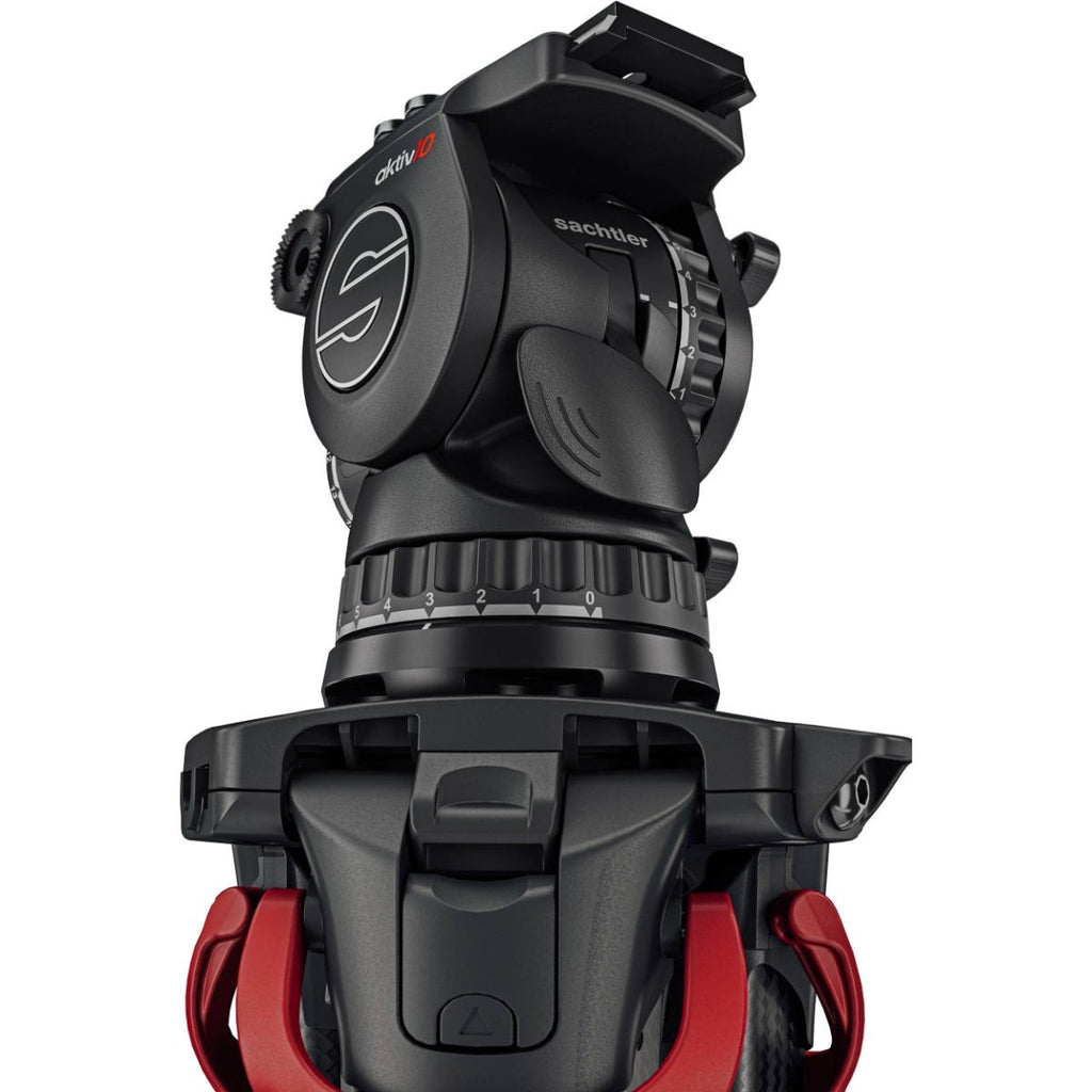 Sachtler aktiv10 Sideload Fluid Head with SpeedLevel for Select 100mm Sachtler Tripods