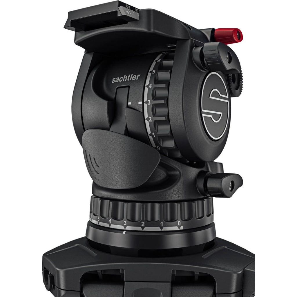 Sachtler aktiv10 Sideload Fluid Head with SpeedLevel for Select 100mm Sachtler Tripods