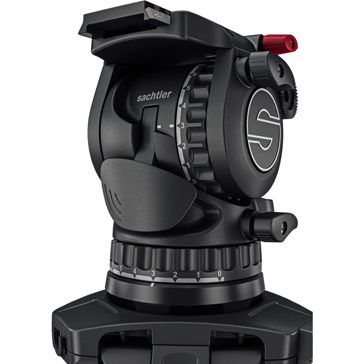 Sachtler aktiv10 Sideload Fluid Head with SpeedLevel for Select 100mm Sachtler Tripods