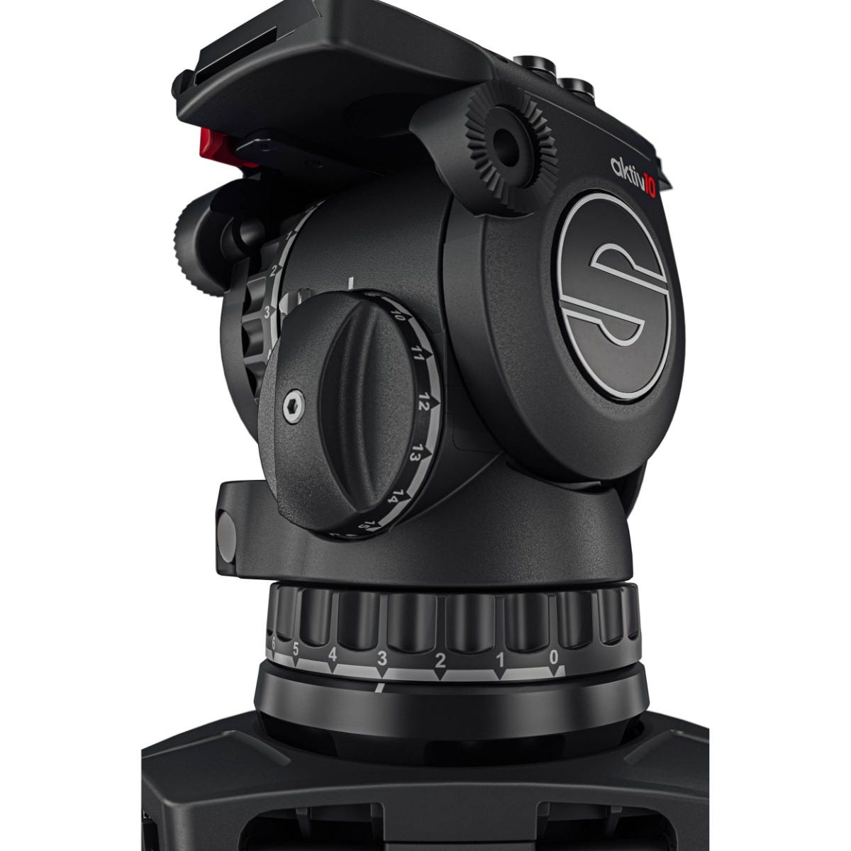 Sachtler aktiv10 Sideload Fluid Head with SpeedLevel for Select 100mm Sachtler Tripods