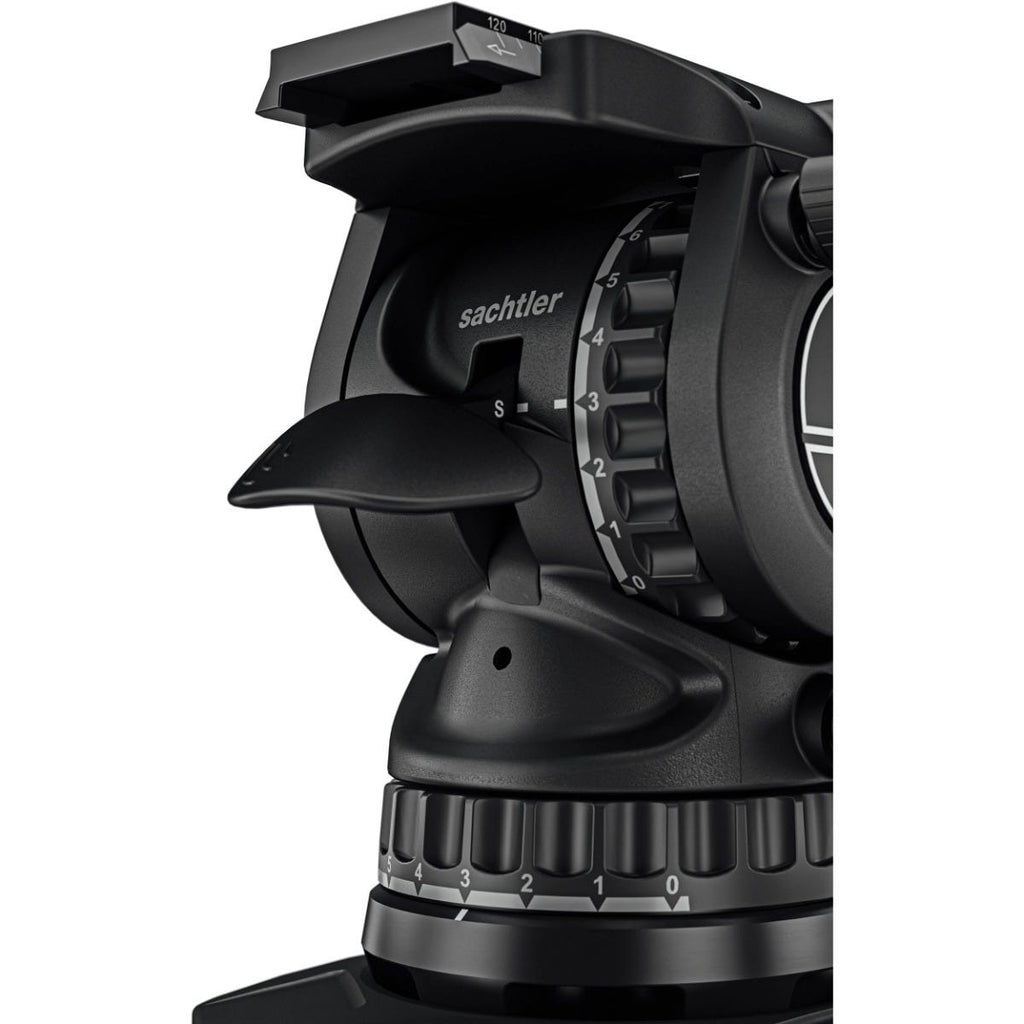 Sachtler aktiv10 Sideload Fluid Head with SpeedLevel for Select 100mm Sachtler Tripods