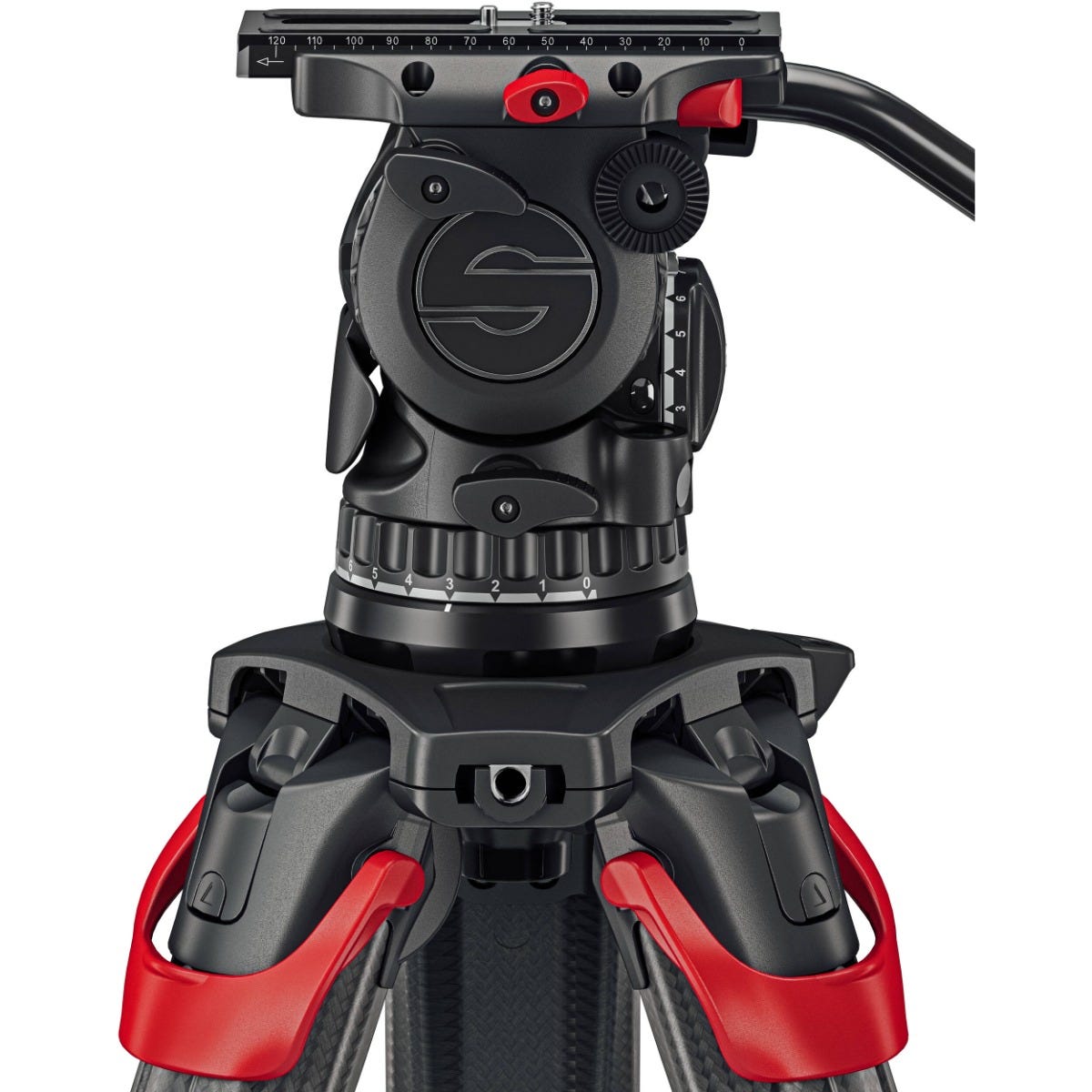 Sachtler aktiv10 Sideload Fluid Head with SpeedLevel for Select 100mm Sachtler Tripods