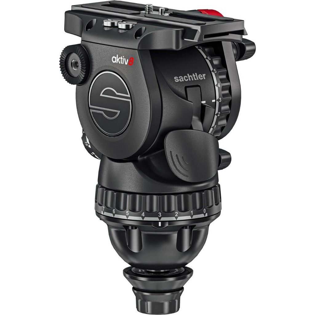 Sachtler aktiv8 Sideload Fluid Head with SpeedLevel for Select 75mm Sachtler Tripods