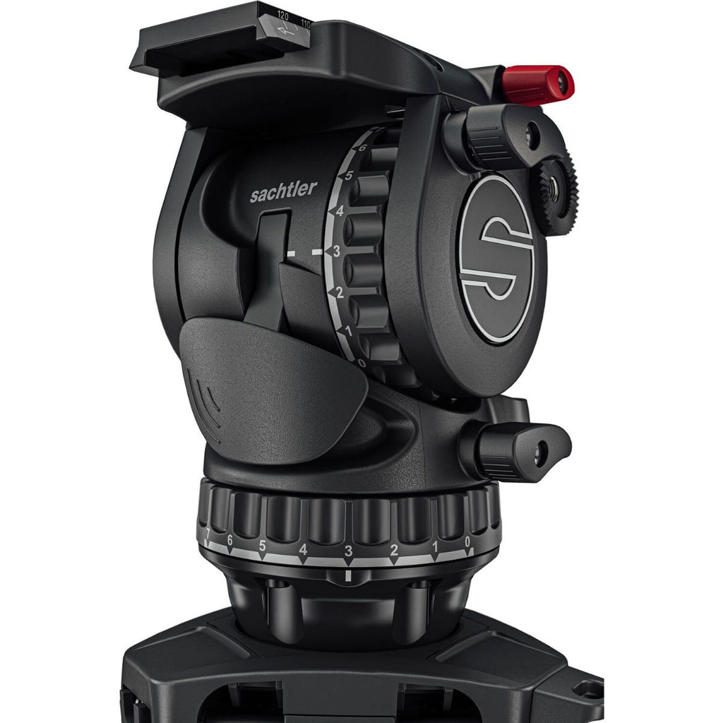 Sachtler aktiv8 Sideload Fluid Head with SpeedLevel for Select 75mm Sachtler Tripods