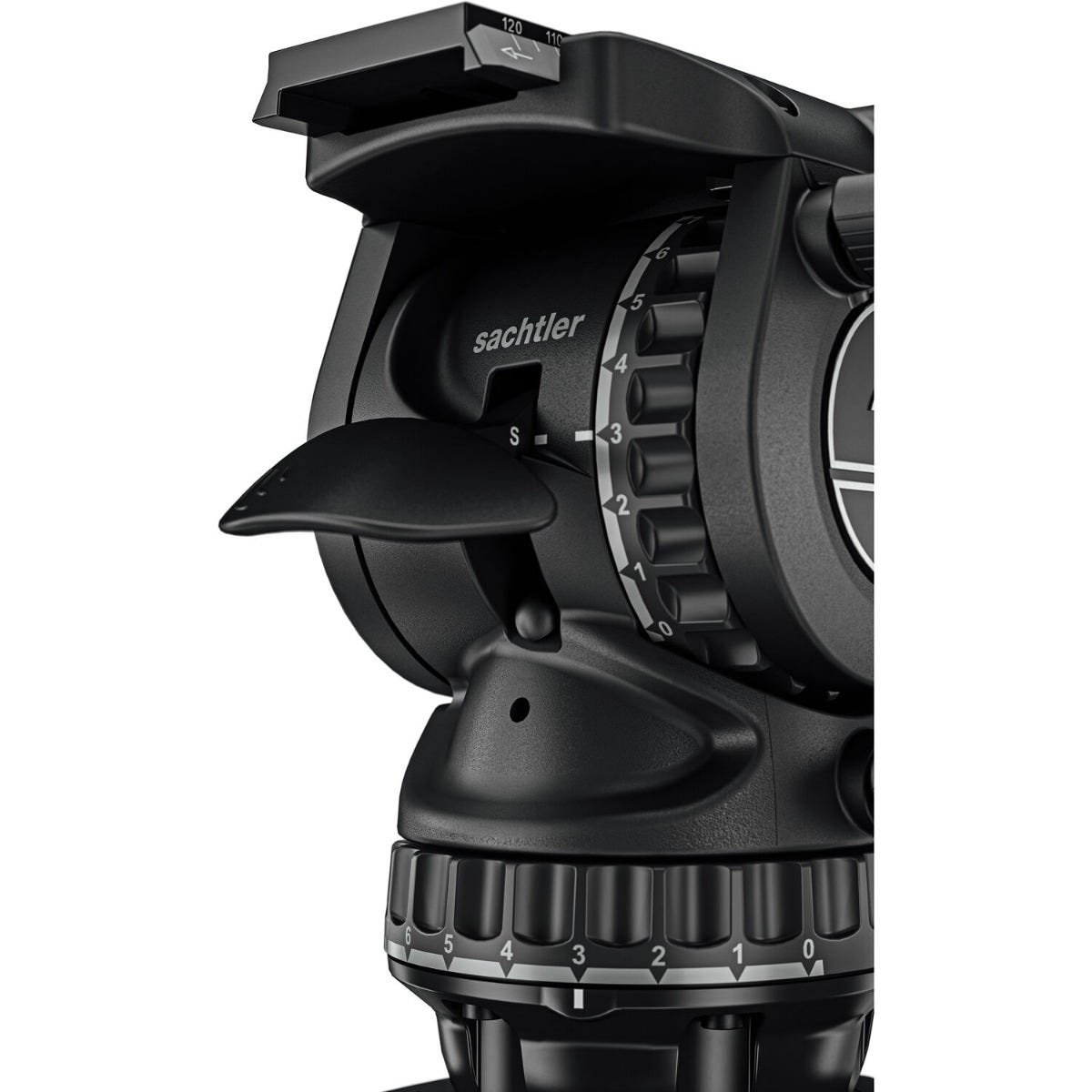 Sachtler aktiv8 Sideload Fluid Head with SpeedLevel for Select 75mm Sachtler Tripods