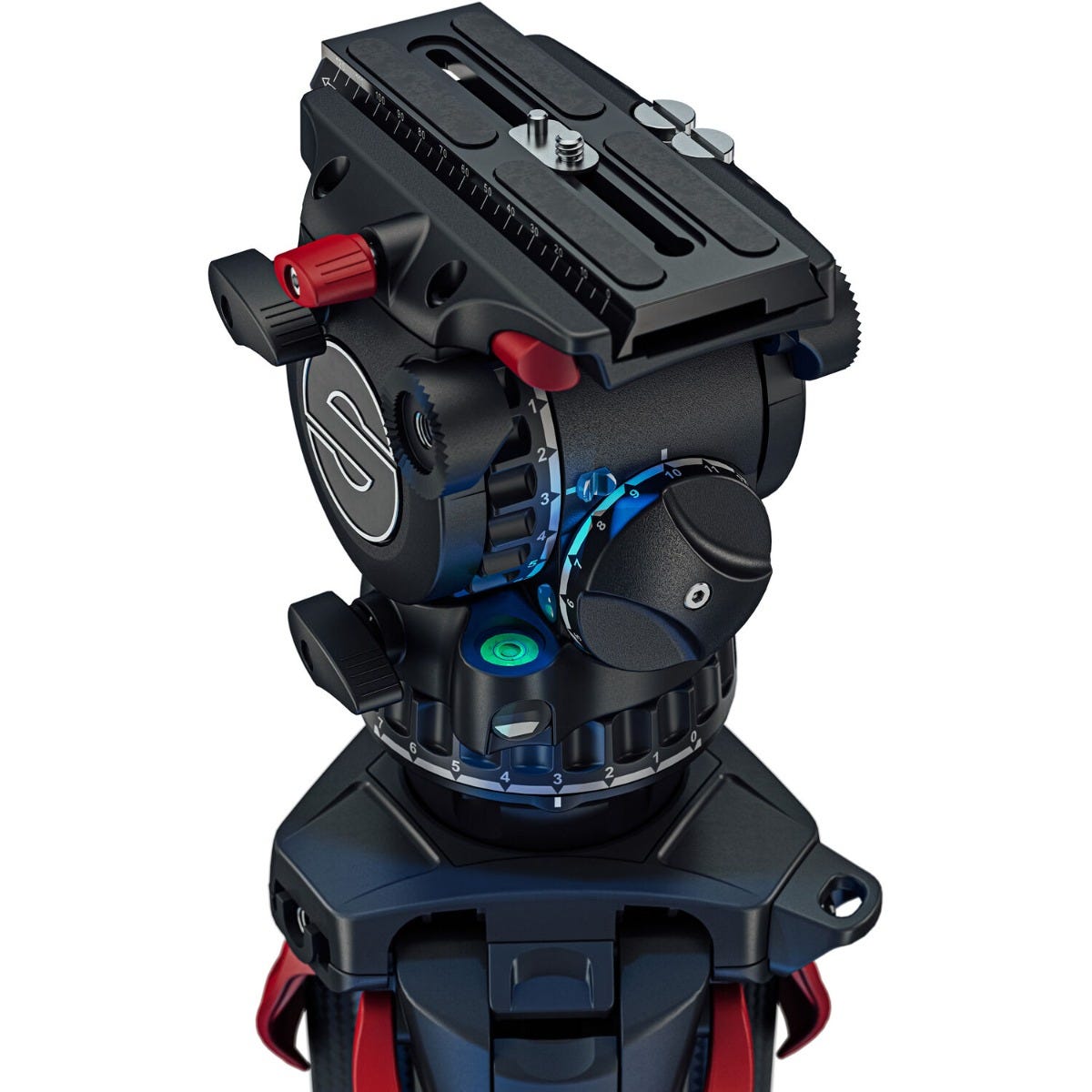 Sachtler aktiv8 Sideload Fluid Head with SpeedLevel for Select 75mm Sachtler Tripods