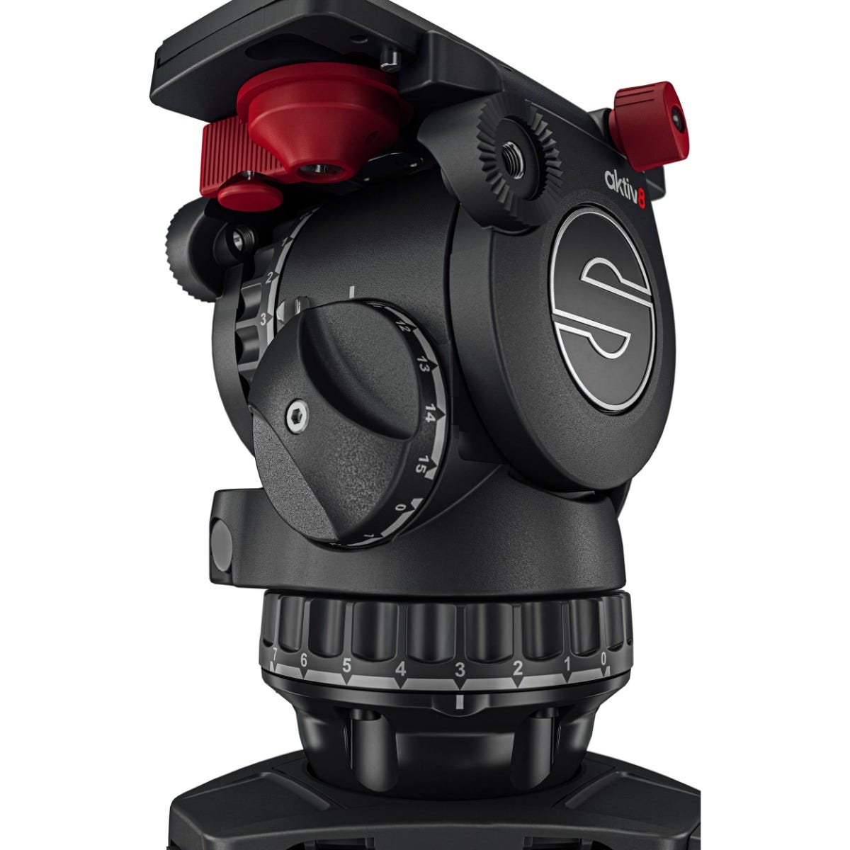 Sachtler aktiv8T Touch & Go Fluid Head with SpeedLevel & 7-Step Drag for Select Sachtler Tripods (75mm)