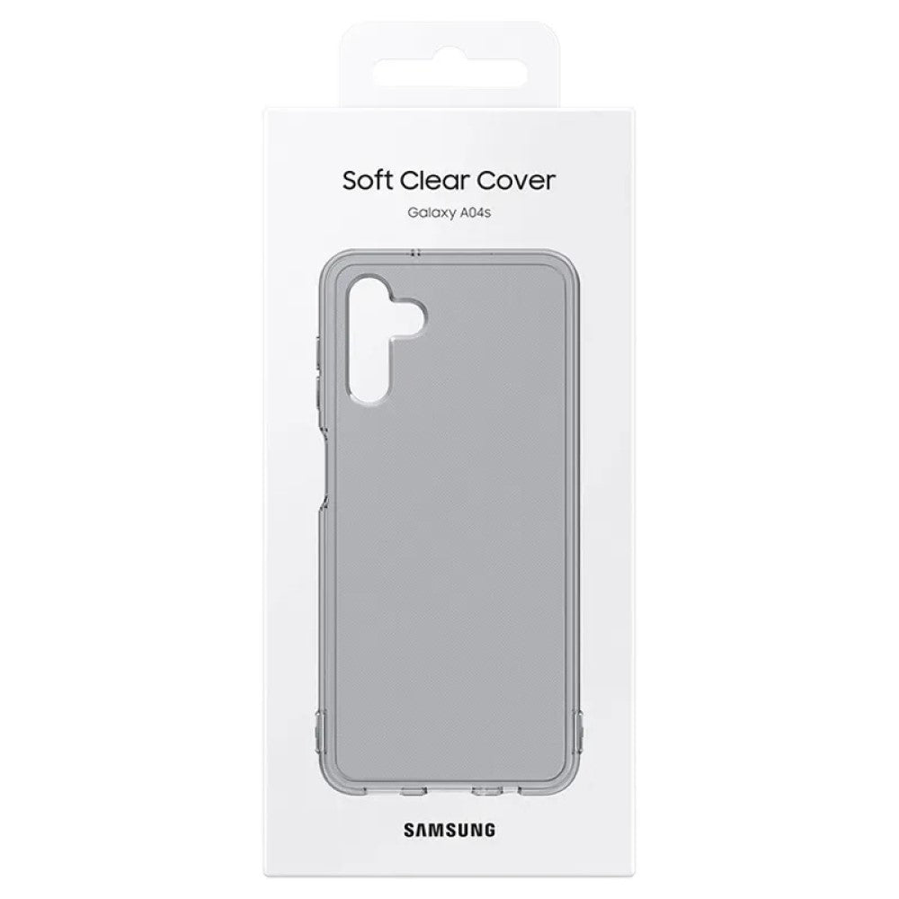 Samsung A04S 4G Soft Clear Case (Black)