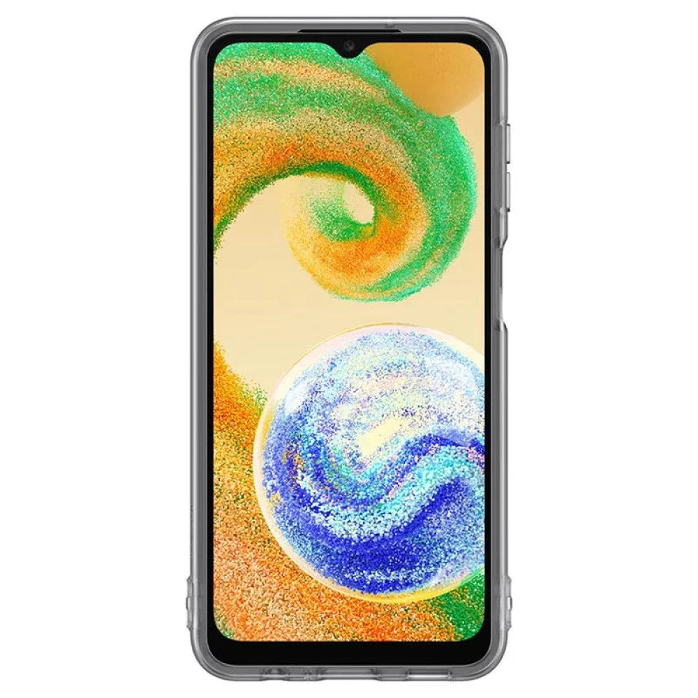 Samsung A04S 4G Soft Clear Case (Black)