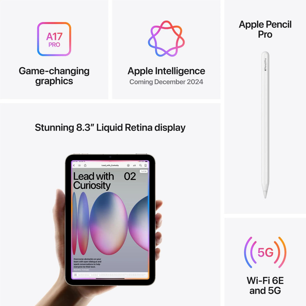 Apple iPad Mini 8.3"(7th Gen) Wi-Fi 512GB (Blue)