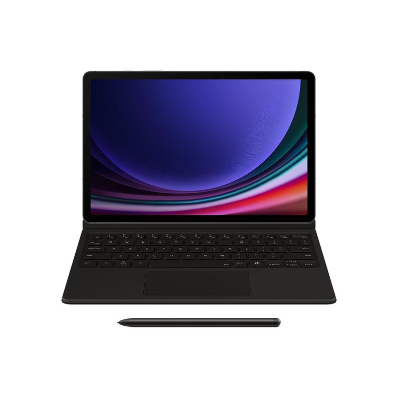 Samsung Book Cover Keyboard with AI Key for Tab S9 Tab S9FE (Black)