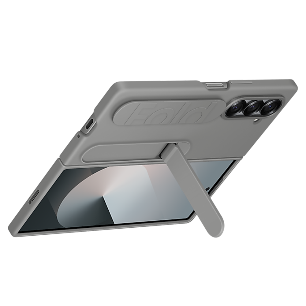 Samsung Galaxy Z Fold6 Silicone Case with Grip (Grey) 