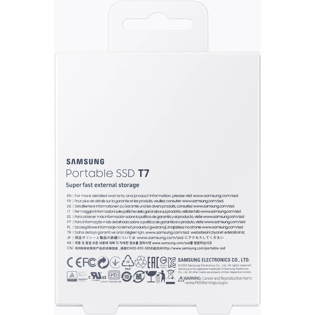 Samsung T7 1TB USB 3.2 Portable SSD - Gray