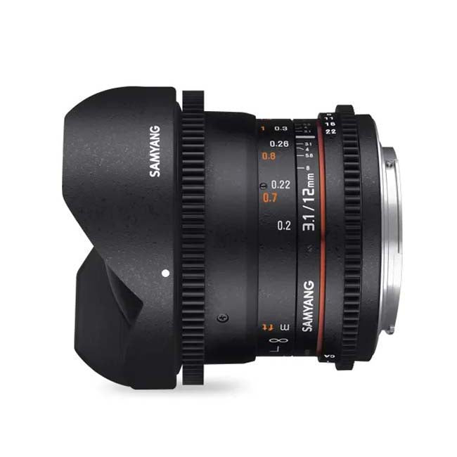 Samyang 12mm T3.1 VDSLR II Lens - Sony FE Mount