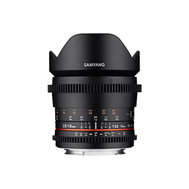 Samyang 16mm T2.6 VDSLR UMC II Lens - Sony FE Mount