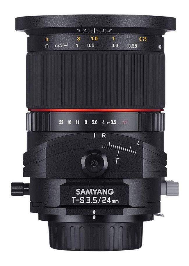 Samyang 24mm f/3.5 Tilt-Shift Lens - Sony E Mount