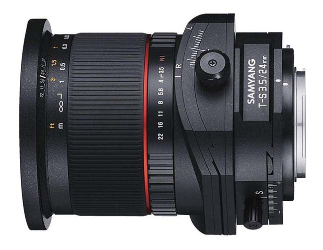 Samyang 24mm f/3.5 Tilt-Shift Lens - Sony E Mount
