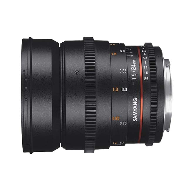 Samyang 24mm T1.5 VDSLR II Lens - Sony FE Mount