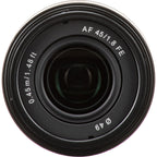 Samyang AF 45mm f/1.8 Lens Sony E Full Frame Auto Focus