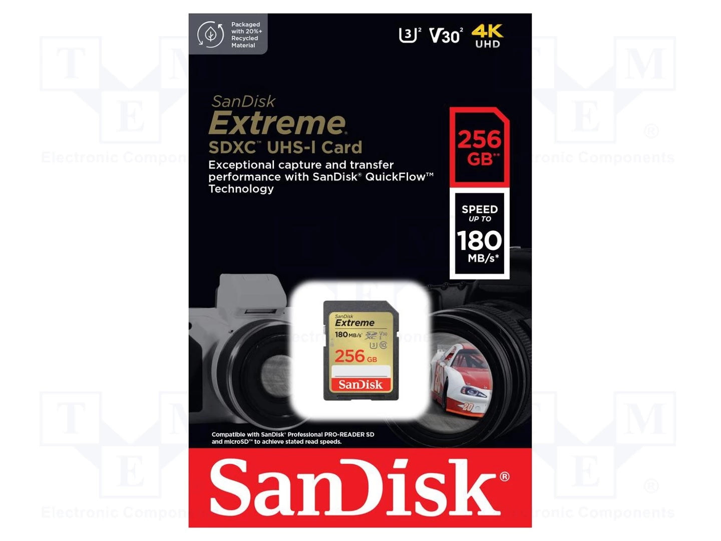 SanDisk Extreme SDXC 256GB 180MB/s Memory Card