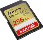 SanDisk Extreme SDXC 256GB 180MB/s Memory Card