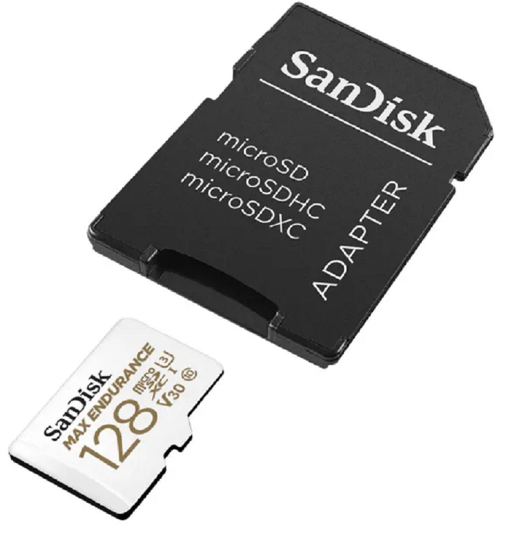 Sandisk MAX ENDURANCE MicroSD 128GB V30 Memory Card